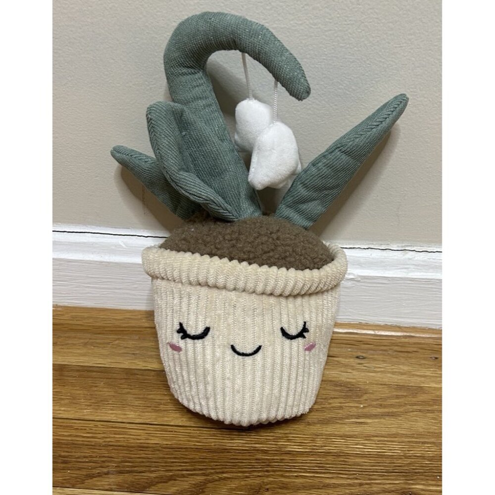 Smoochy Pals Bellflower Potted Plant Plush 11" Stuffed Toy Gardener Flower